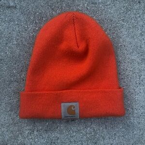 Carharrt Hunter Orange Acrylic Watch Beanie Hat